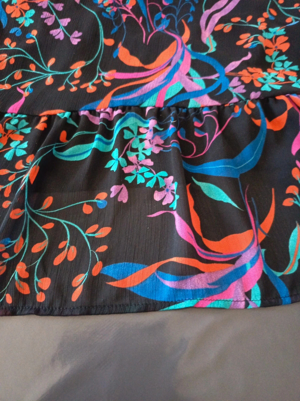 Vestido floreado negro – photo 5